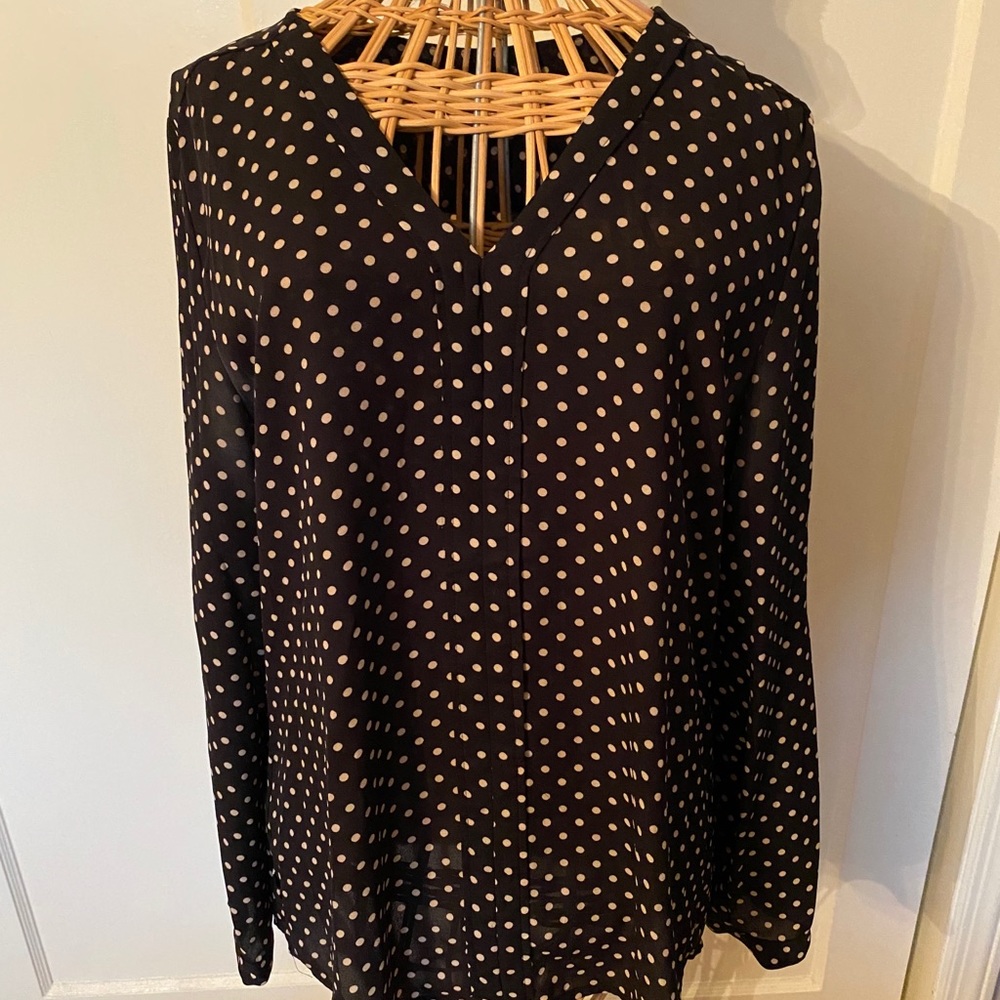 Flowy Polka Dot blouse